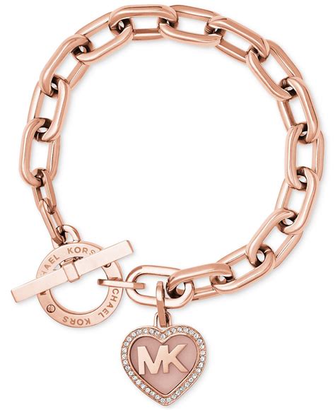 armband michael kors roségold|Michael Kors bracelet macy's.